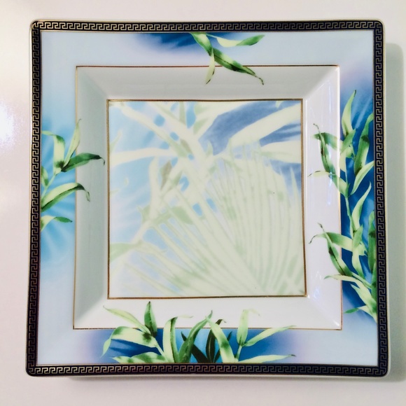 Versace Rosenthal Jungle Large Square Tray Dish - Picture 3 of 8